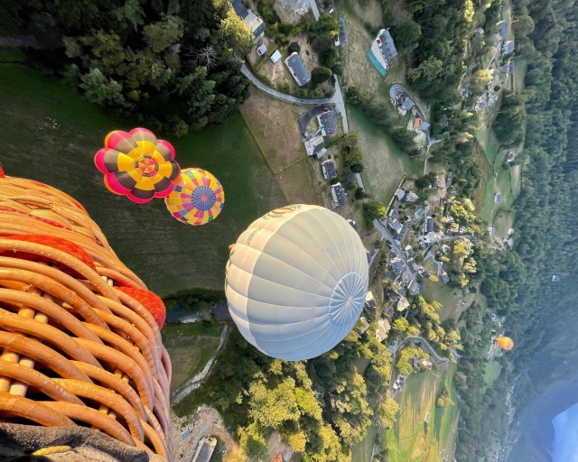  Vista dalla gondola delle mongolfiere 