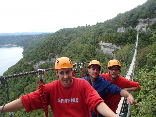  杜省 (Doubs) 的铁索攀岩 (Via Ferrata) 