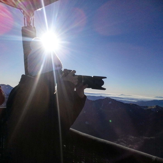  Foto consentite durante il volo in mongolfiera 