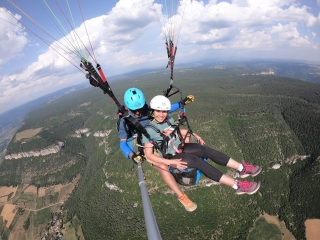 Voo parapente em Millau + Vídeo 20 min
