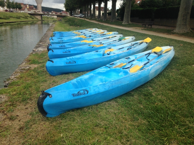 Nos kayaks biplace dans l'Yonne