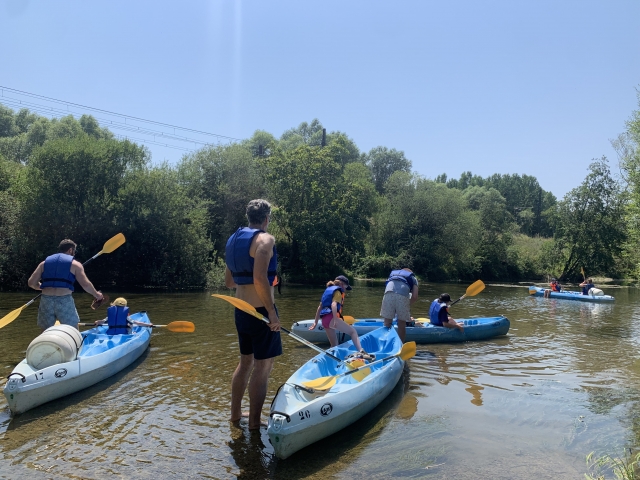 C'est parti pour une sortie en kayak