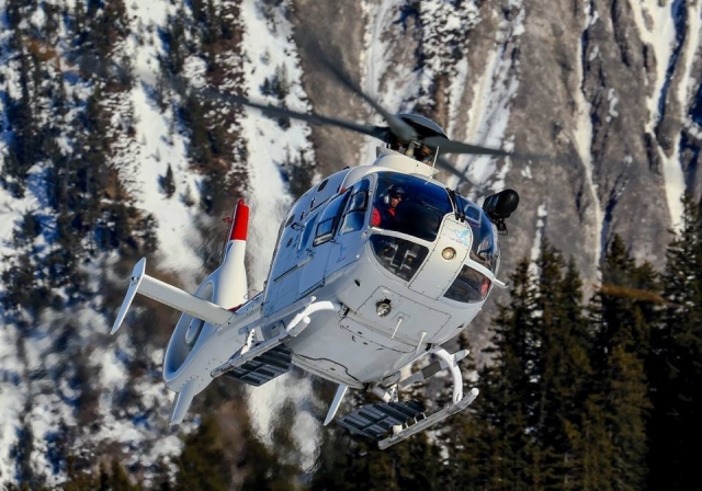  Helicopter flight over the Northern Alps 