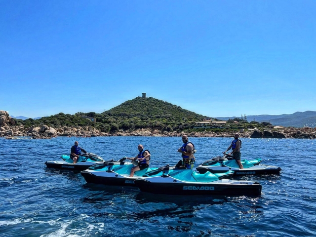  Jetski-Fahrt in der Gruppe auf Korsika 