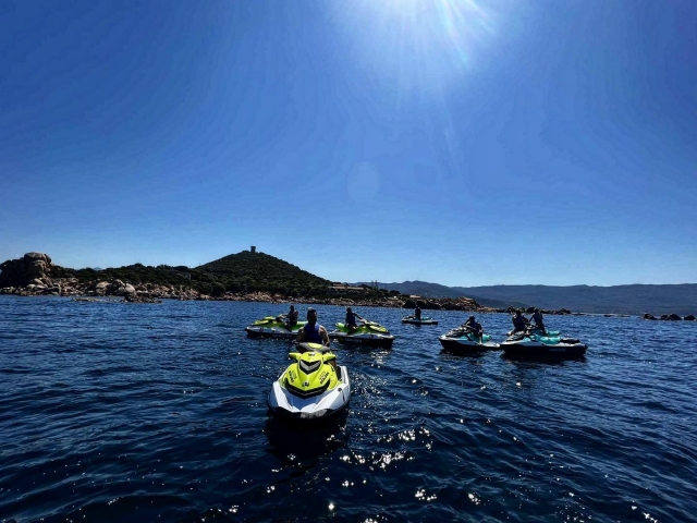 Pilotaggio di moto d'acqua nel Golfo di Ajaccio 