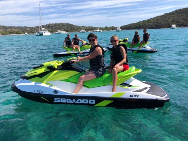  Group jet ski ride in Porto Vecchio 