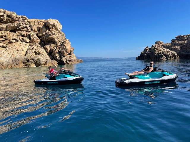  Jet ski ride in Corsica-du-Sud with our instructors who are always in a good mood 
