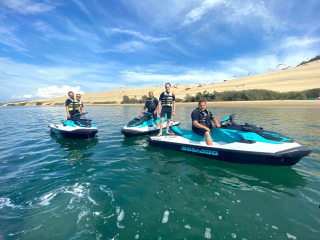 Balade en jet ski en plein coeur du Bassin d'Arcachon