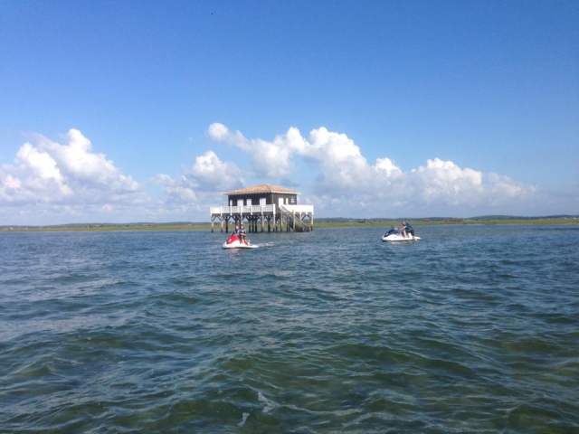 Jet ski ride to Bird Island 