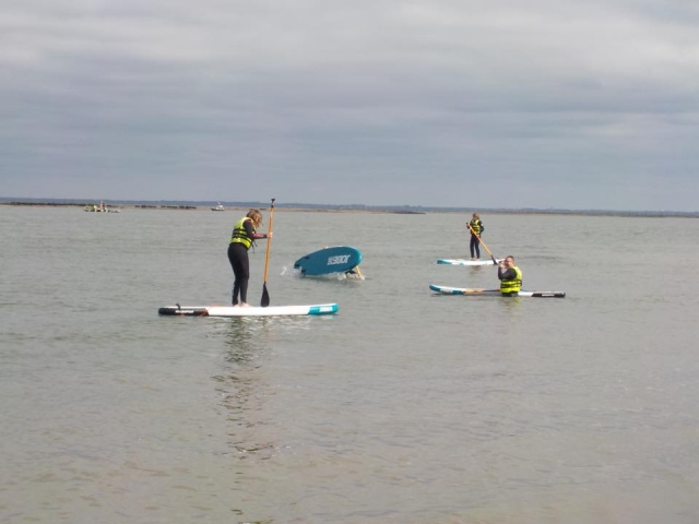 Divertimento e risate nel Paddle surf 