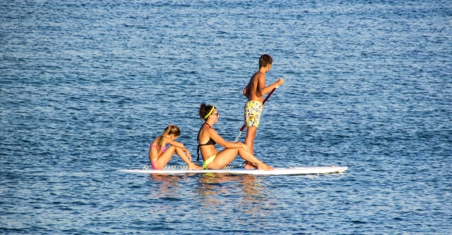  Un paddle board per tutta la famiglia 