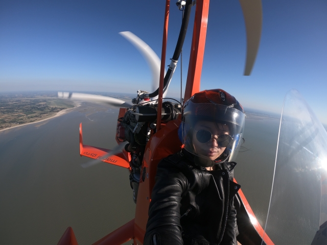 Vol en ULM dans la Manche
