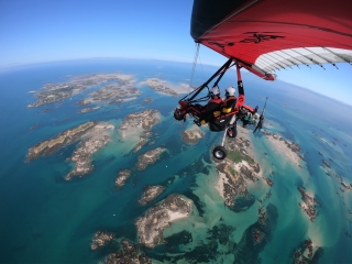 Vuelo en ultraligero a la bahía del Mont de St Michel 45 min