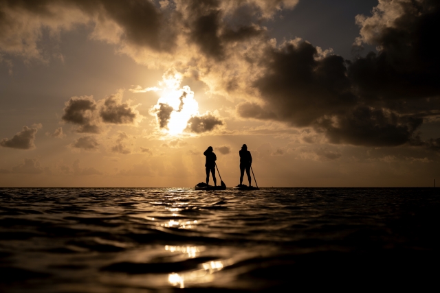  Take a break aboard a Stand Up Paddle 