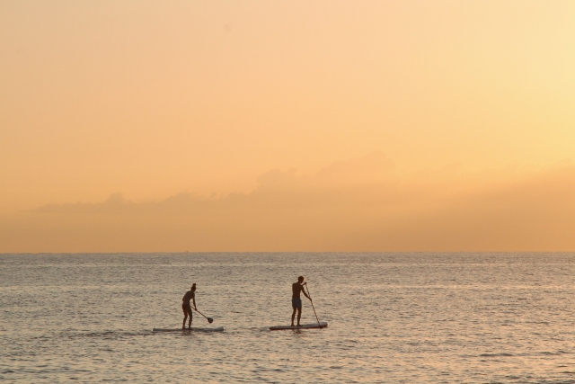  Stand Up Paddle auf dem Mittelmeer 