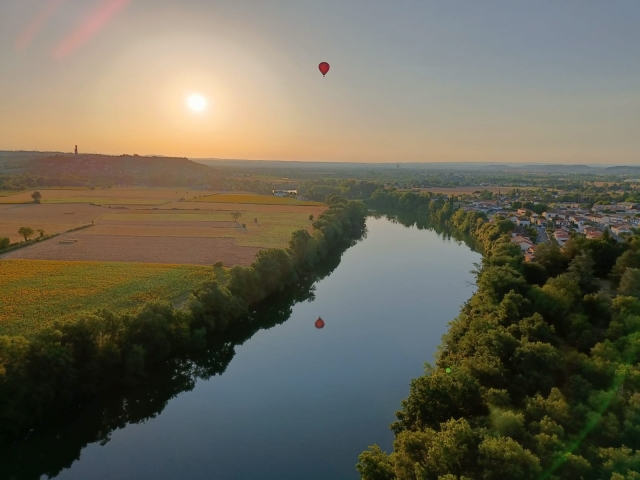  Volo in mongolfiera sui panorami pittoreschi del Tarn 