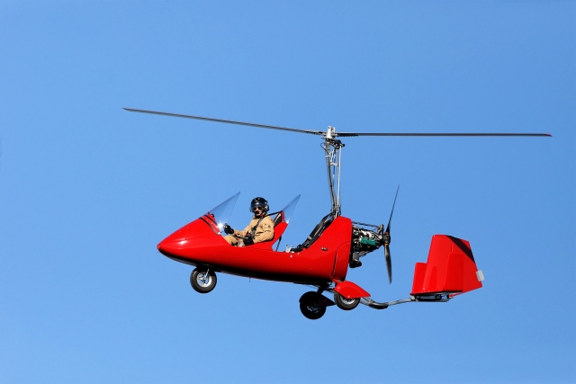  Autogyro in full flight