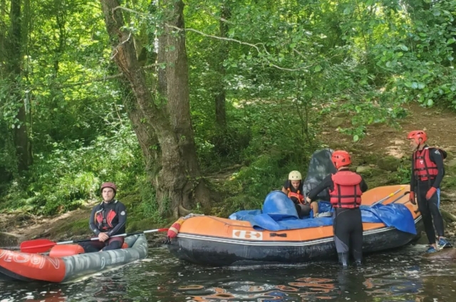 Rafting in einem geschützten Naturgebiet 