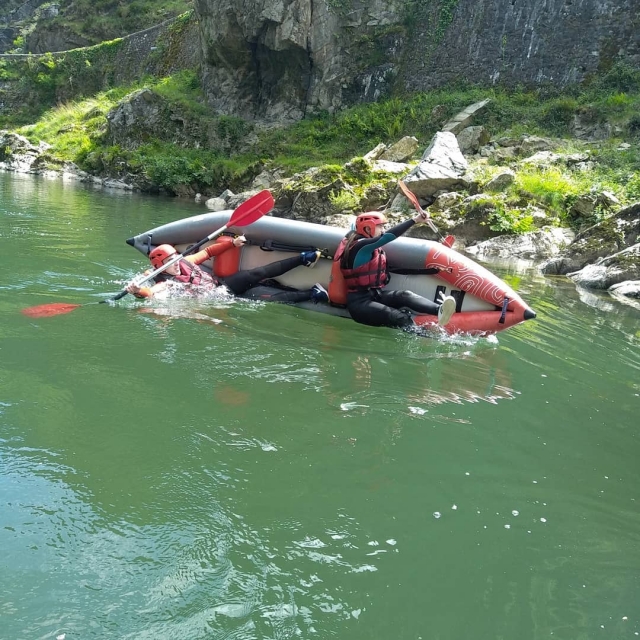  Cano-raft agility test