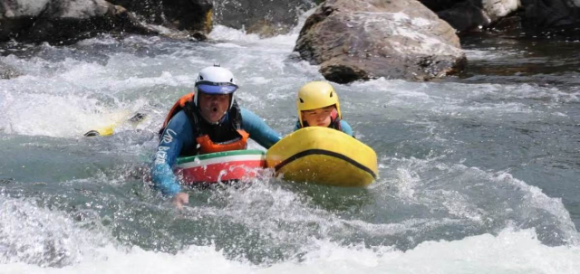 Hydrospeed sur la rivière