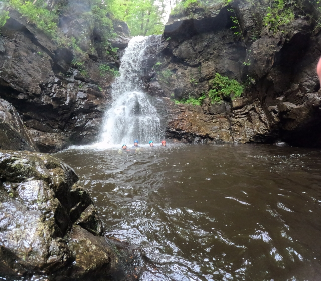 Canyoning in the Cantal 
