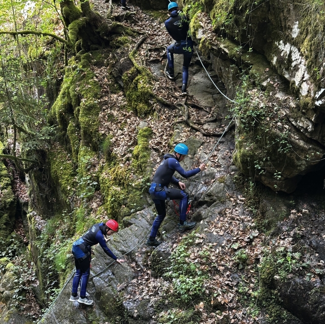  Climbing of the Auvergne Canyon 