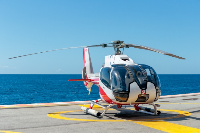  Unser Helikopter erwartet Sie am Hubschrauberlandeplatz Monaco 