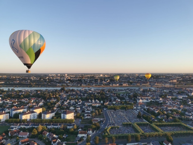 Einzigartiger Heißluftballonflug in Orléans 