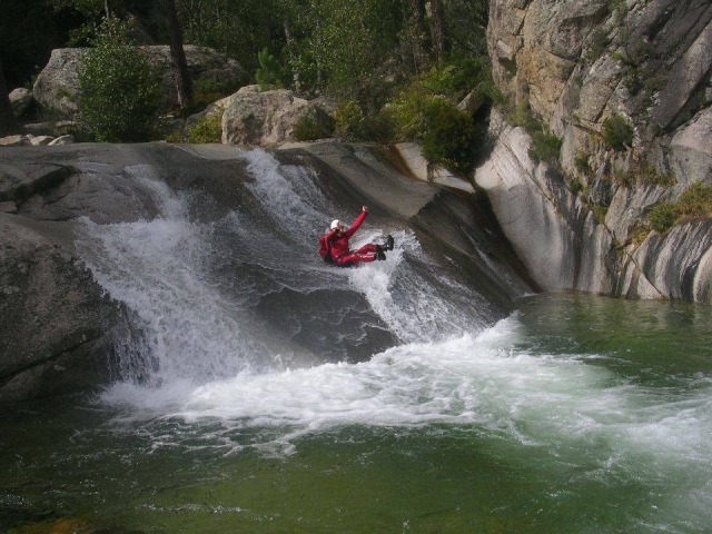 Toboggan naturel canyon  