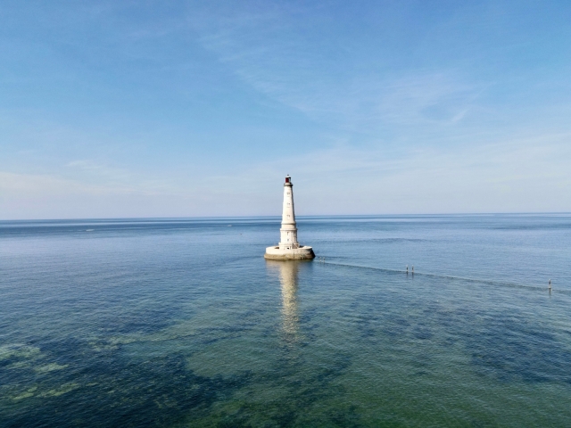  The famous Cordouan lighthouse, classified as a historic monument 