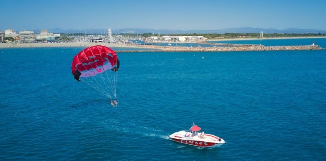 Un ambiente idilliaco nel parapendio 