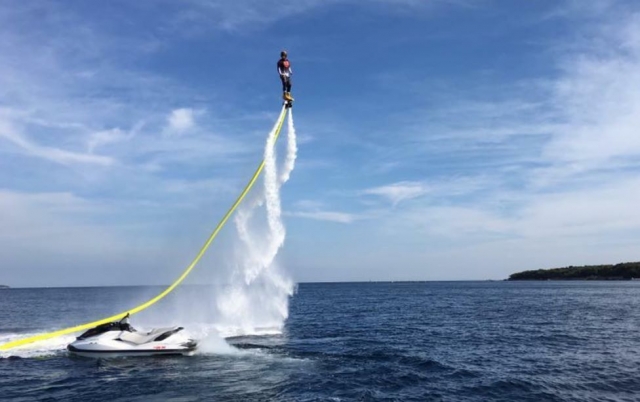 Espectacular vista desde nuestro flyboard 