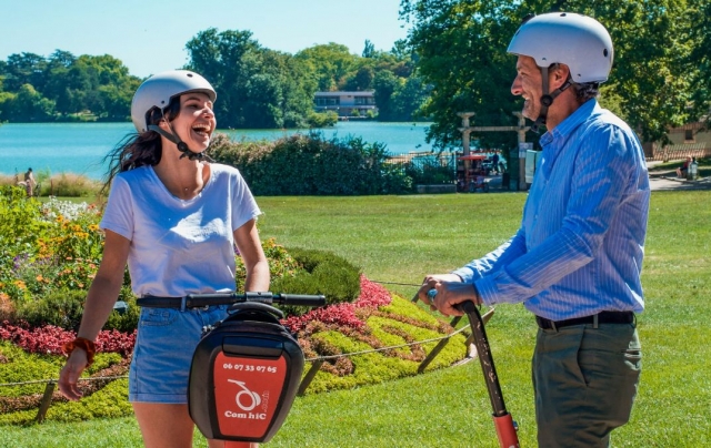  Good mood guaranteed during the Segway ride 