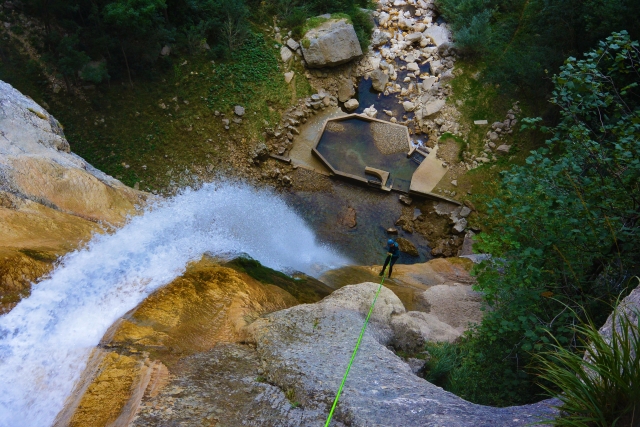  Abfahrt vom großen Wasserfall 