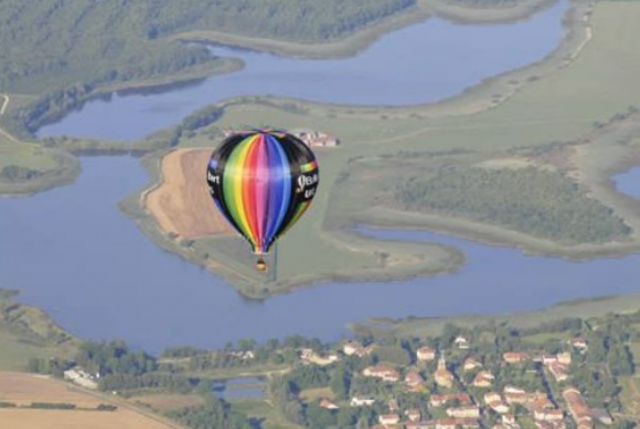  Voo acima da campanha Moselle