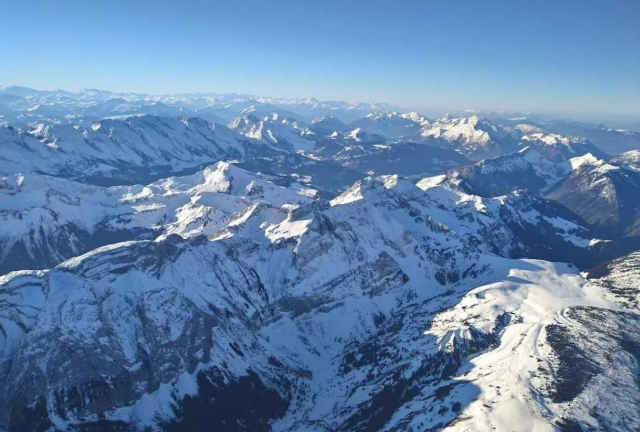  Los picos de la cadena alpina