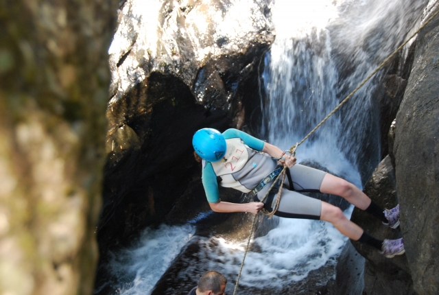  Canyoning in Cantal, in Cornillou 