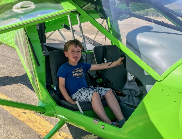  Even the little ones love our first flight