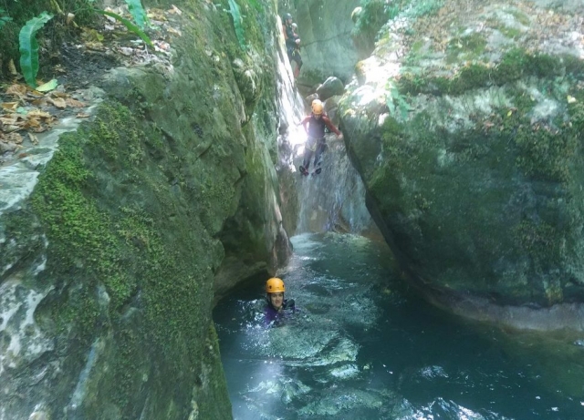 Easy level canyon, accessible from 8 years old 