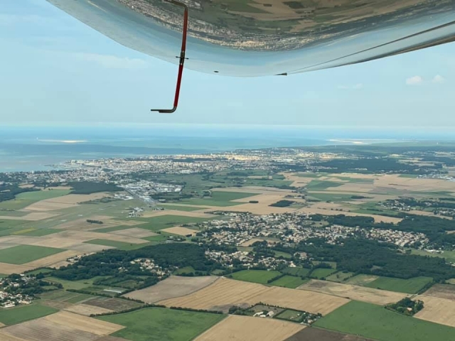  Flight in a ULM multi-axis in Royan