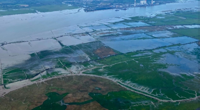 Vue panoramique sur la côte de Loire-Atlantique
