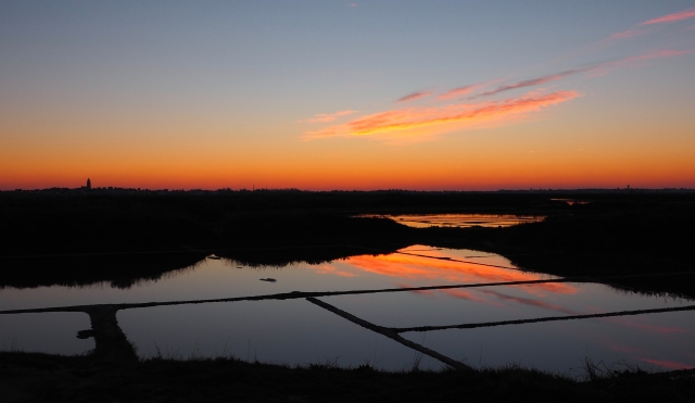 Sunset para ser admirado de um voo Ulm 