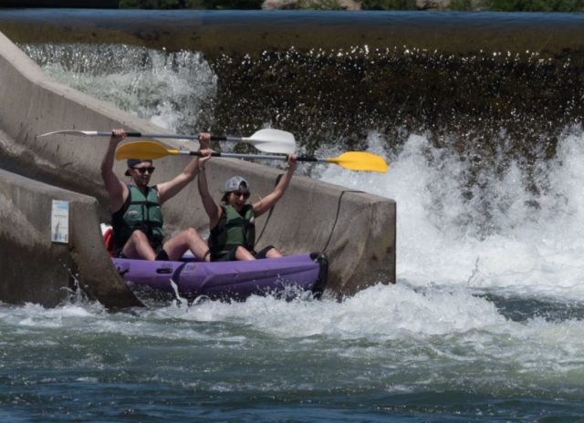 Sensations fortes en kayak !