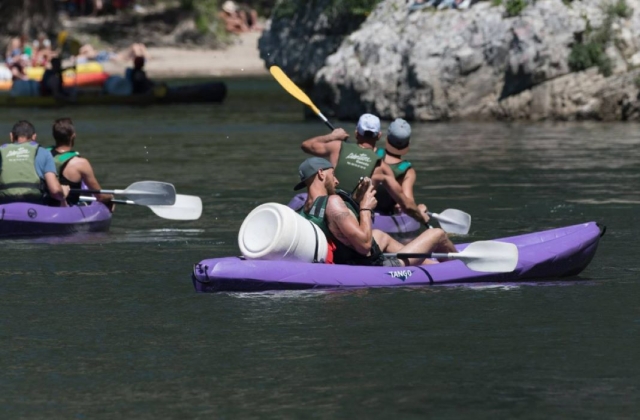 High quality kayak for optimal comfort during your excursion 