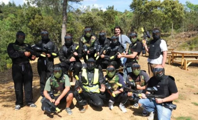  Team of paintball in the Var 