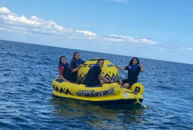 Come take a trip to the Hérault and try our towed buoy 
