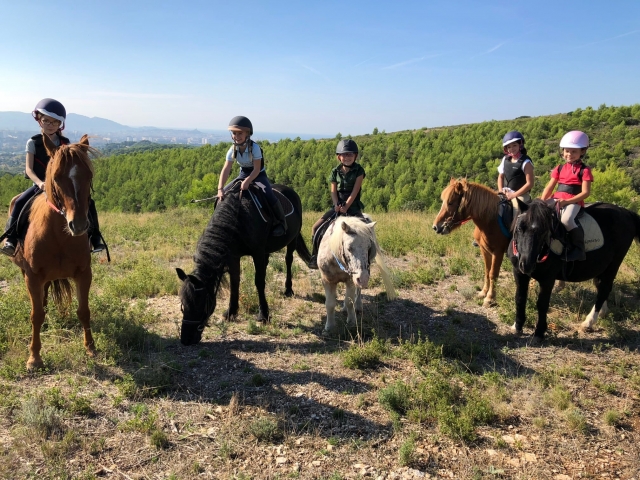  Paseos a caballo en familia 