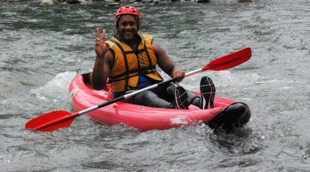  Viel Spaß beim Kajak-Rafting!