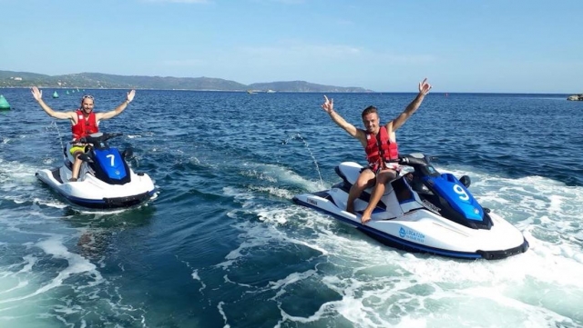 Jet Ski Ride in the Atlantic Ocean 