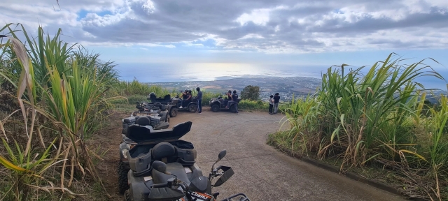  欣赏岛上壮丽的风景
